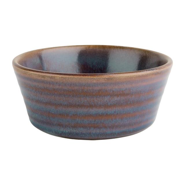 Olympia Cavolo FD912 Flat Round Bowls Iridescent 143mm (Pack of 6) on Productcaster.