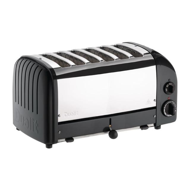 Dualit 60145 6 Slice Vario Black Toaster on Productcaster.