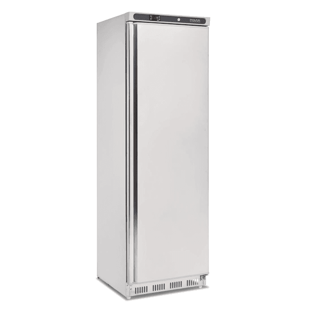 Polar C-Series CD083 Light Duty 365 Ltr Upright Single Door Stainless Steel Freezer on Productcaster.