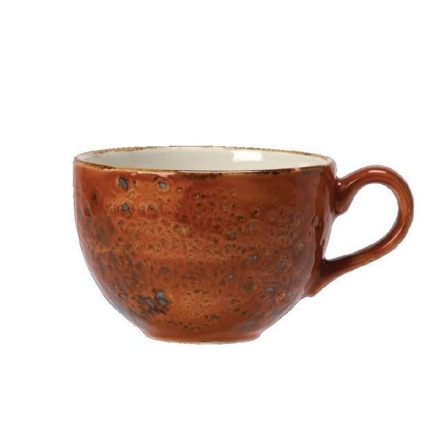 Steelite Craft V152 Terracotta Low Empire Cups 227ml (Pack of 36) on Productcaster.