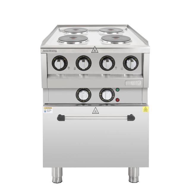 Buffalo 600 Series SA808 4 Plate Electric Convection Oven Range on Productcaster.