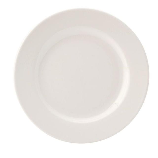 Utopia Pure White DY311 Wide Rim Plates 203mm (Pack of 24) on Productcaster.