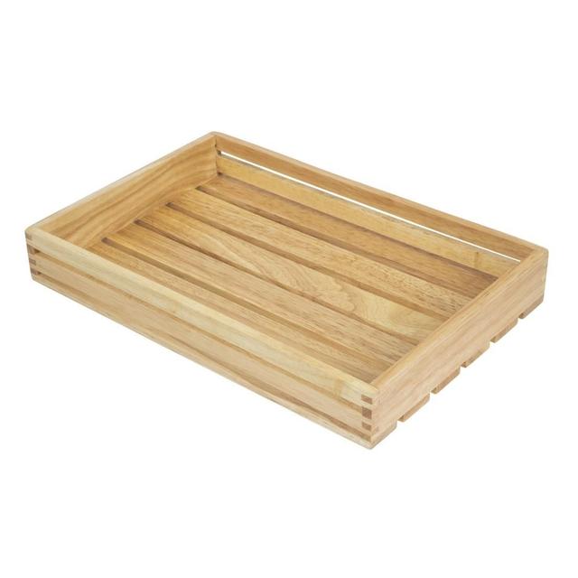 Olympia CK959 Low Sided Wooden Crate on Productcaster.