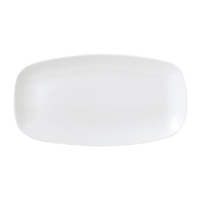 Churchill Vellum FJ825 White Chefs' Oblong Plates No. 4 13 7/8 x 7 3/8 " (Pack of 6) on Productcaster.