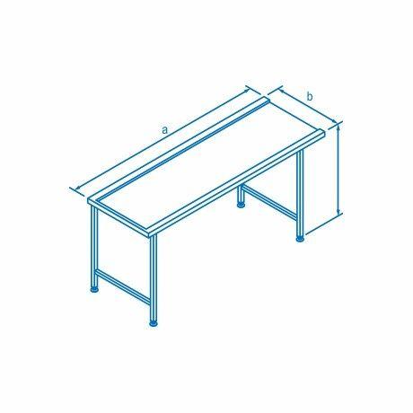 Classeq T15ENL 1500(W) x 650(D)mm Left Hand Entry Table For Classeq Passthrough Dishwashers on Productcaster.