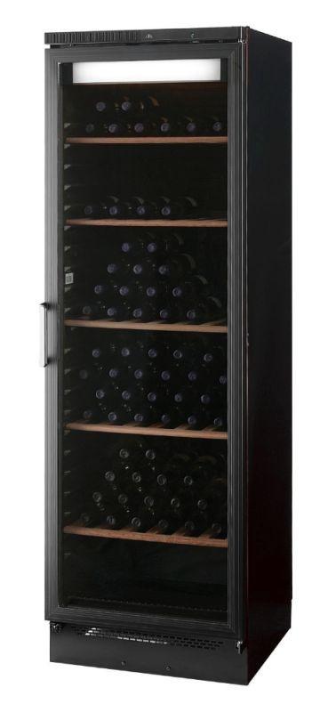 Vestfrost VKG571 377 Ltr Upright Single Glass Door Black Single Zone Wine Cooler on Productcaster.