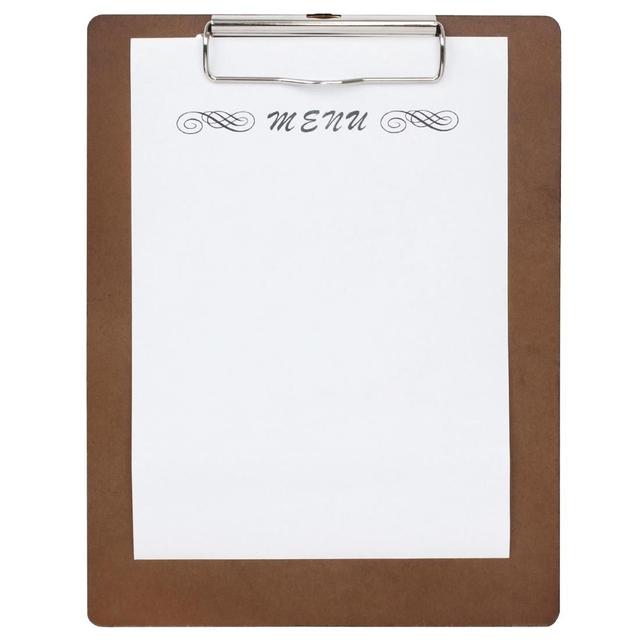 Olympia SA371 Special Offer Wooden Menu Presentation Clipboard A5 (Pack of 10) on Productcaster.