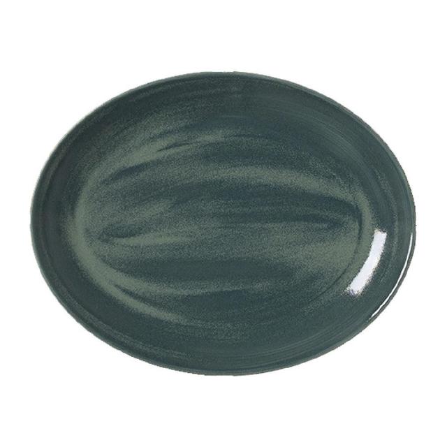 Steelite Revolution VV2130 Jade Oval Coupe Plates 342mm (Pack of 12) on Productcaster.