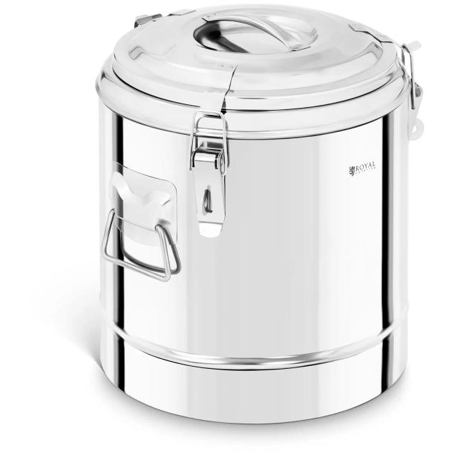 Thermobehälter Edelstahl 10,5 L - Royal Catering on Productcaster.