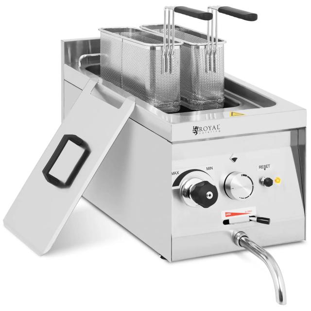 Tésztafőző - 2 kosár + fedél - 10 L - 3.500 W | Royal Catering on Productcaster.