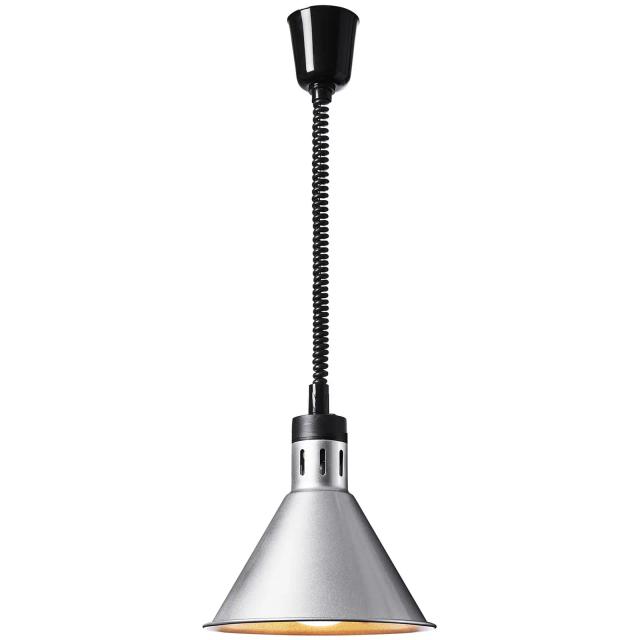 Ohřívací lampa stříbrná 27.5 x 27.5 x 31 cm Ocel - Ohřívací lampy Royal Catering on Productcaster.