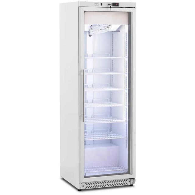 Congelator - 380 L - Royal Catering - ușă din sticlă - White - agent frigorific {{refrigerant_agent_de_răcire_326_temp}} on Productcaster.