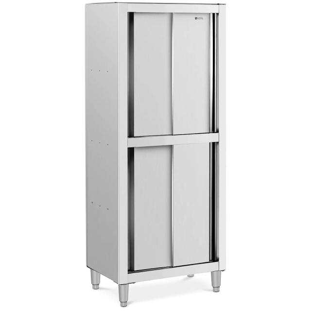 Kuchyňská skříň z ušlechtilé oceli – 800 x 500 x 1 800 mm – - Skříně na nádobí Royal Catering on Productcaster.