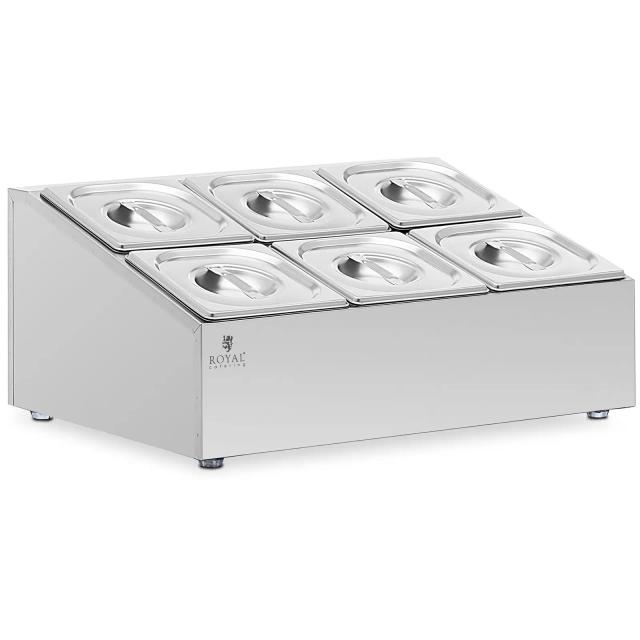 Bain Marie - 2 x 3 GN 1/6 - 11,4 l - Royal Catering on Productcaster.