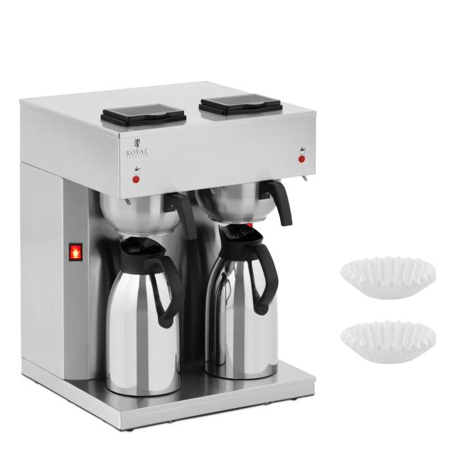 Mașină de cafea cu filtru - 2 x 2 L - incl. Flacoane termice on Productcaster.