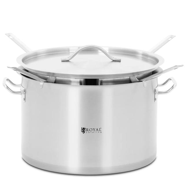 Oală pentru paste făinoase - 4 inserții de sită - 31 l - Royal Catering on Productcaster.