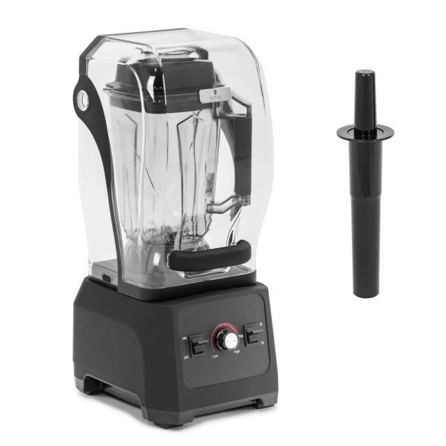 Blender silențios cu incintă fonică - 1680 W - 2,5 l - funcție de pulsare - 24.500 rpm - Royal Catering on Productcaster.