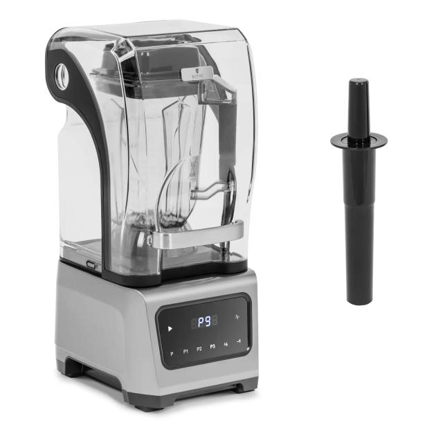 Blender silențios cu incintă fonică - 1680 W - 2,5 l - funcție de impulsuri - afișaj digital - 24.500 rpm - Royal Catering on Productcaster.