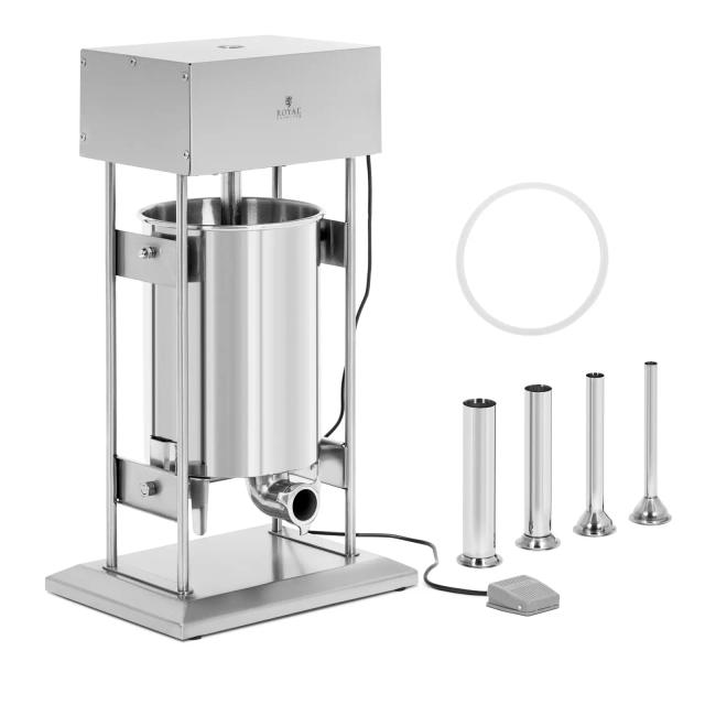 Kolbásztöltő - 20 l- elektromos - 4 töltőcső - Royal Catering on Productcaster.