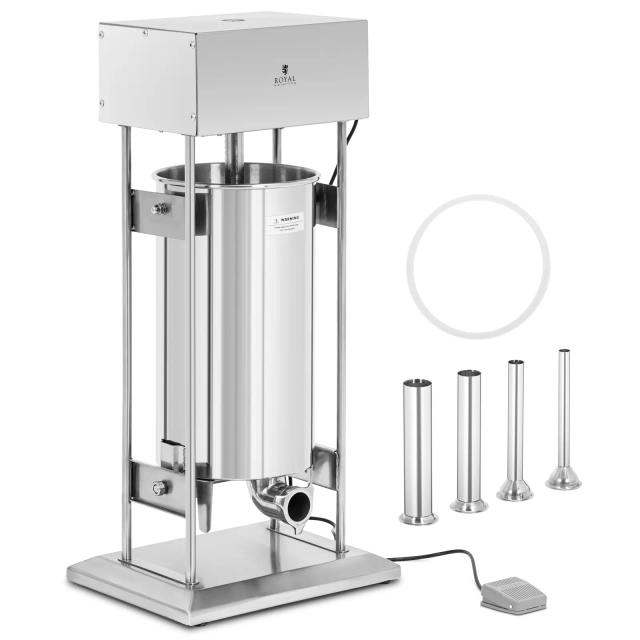 Umpluturator de cârnați - 25 L - electric 4 tuburi de umplere - Royal Catering on Productcaster.