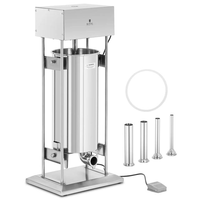 Umpluturator de cârnați - 30 L - electric 4 tuburi de umplere - Royal Catering on Productcaster.