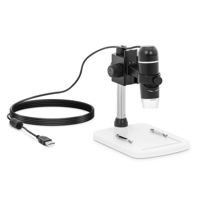 Microscop digital - 10 - 300x - lumină incidentală cu LED - USB on Productcaster.