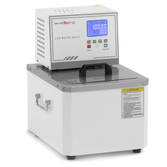 Vízfürdő - laboratóriumi - digitális - 6 l - 10–100 °C - 180 x 160 x 150 mm | Steinberg Systems on Productcaster.