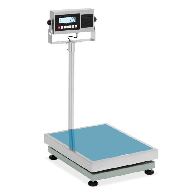 Ζυγαριά πλατφόρuας - 300 kg / 10 g - 60 x 45 cm - LCD uε εκτυπωτή ετικετών | Steinberg Systems on Productcaster.