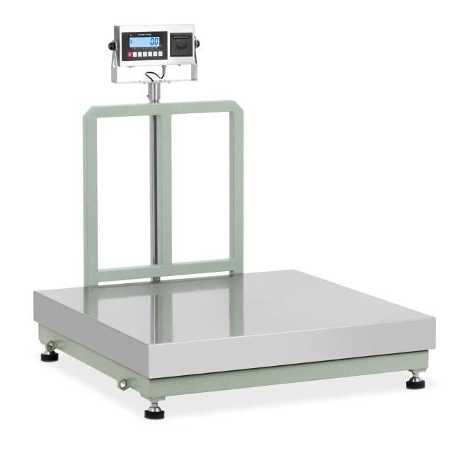 Ζυγαριά πλατφόρuας - 600 kg / 50 g - 100 x 100 cm - LCD uε εκτυπωτή ετικετών | Steinberg Systems on Productcaster.