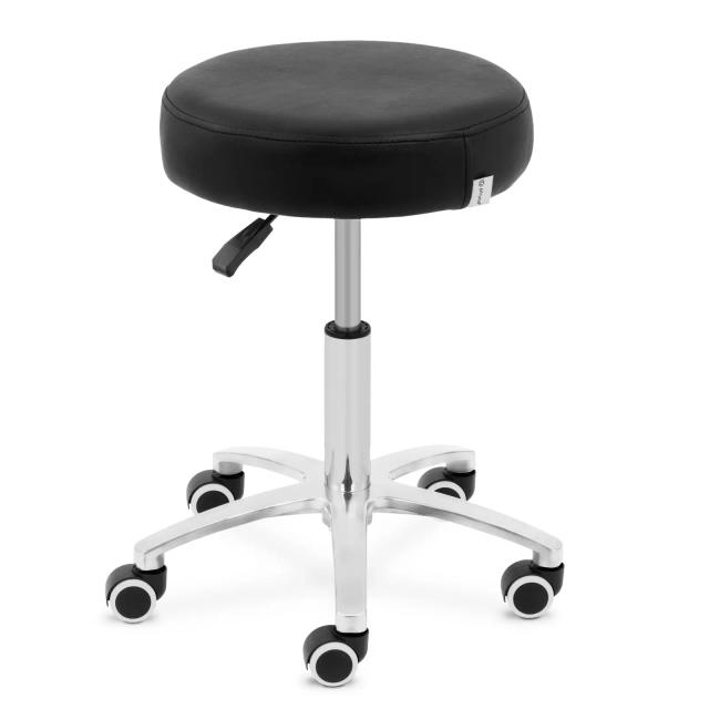 Tabouret à roulettes - 48 - 61 cm - 120 kg - noir | physa on Productcaster.