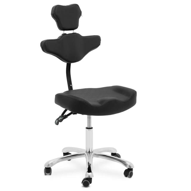 Tetováló szék görgőkkel - ergonomikus - állítható magasságú - 91 - 129 cm | physa on Productcaster.