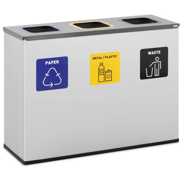 Waste Bin 180 L Grey - Trash Bins by Ulsonix on Productcaster.