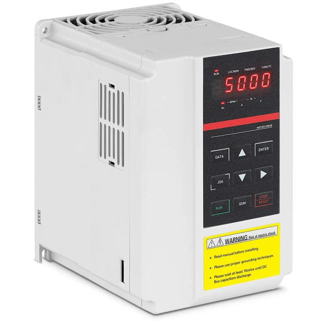 Convertor de frecvență - 1,5 kW / 2 CP - 380 V - {{frecvență_409_temp}} Hz - LED on Productcaster.