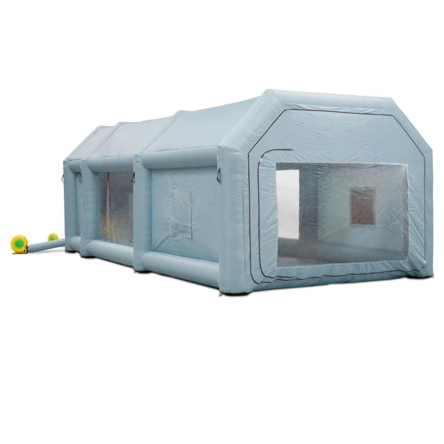 Cabină de pulverizare gonflabilă - 8 x 4 x 3 m - suflantă de 950 W on Productcaster.