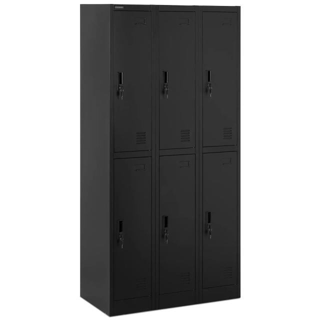 Locker 6 Shelves Lockable 200 kg - Storage Lockers for Staff by Fromm & Starck on Productcaster.