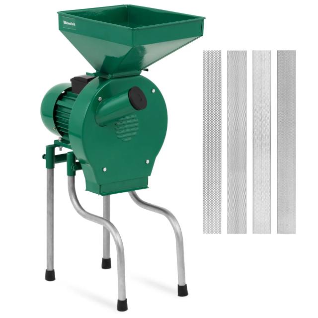 Darálógép házzal - 1100 W - 250 kg/óra - 4 szitaméret | Wiesenfield on Productcaster.