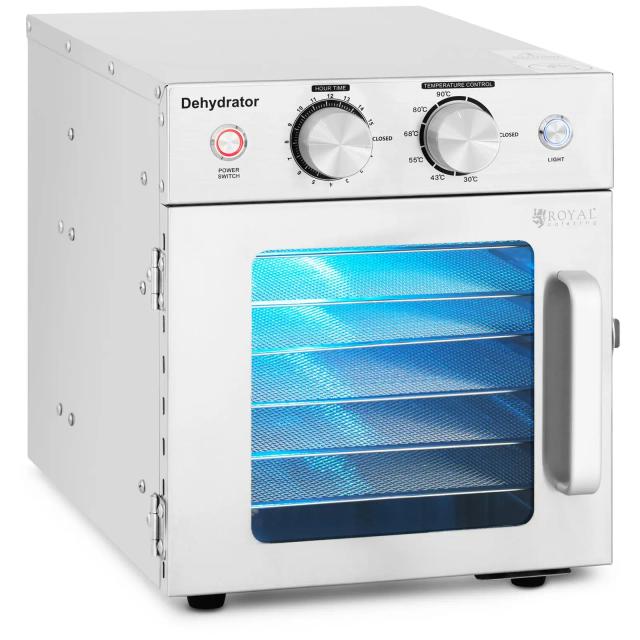 Αποξηραντής τροφίuων - 500 W - Royal Catering - 6 δίσκοι on Productcaster.