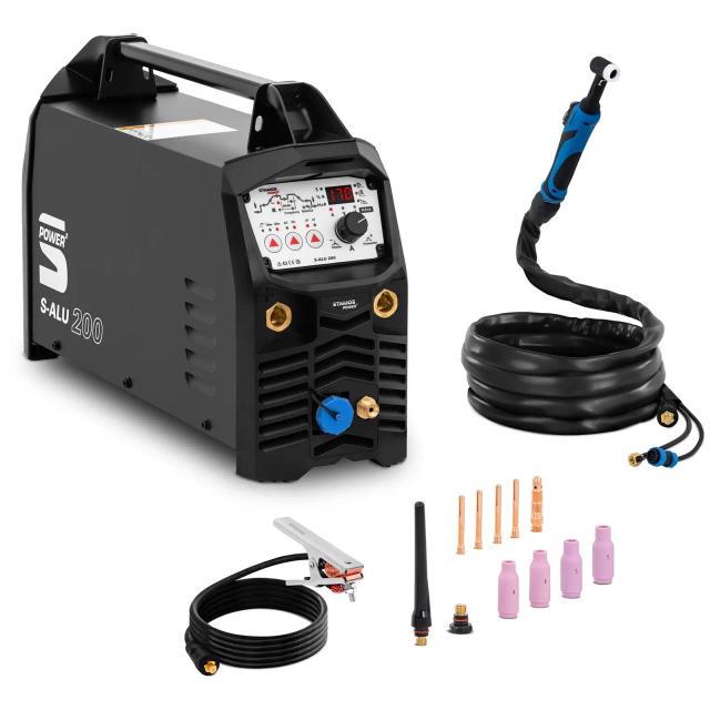 TIG Welder - TIG AC/DC - 200 A - digital - MMA - pulse | Stamos Power ² on Productcaster.