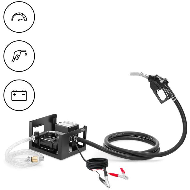 Gázolaj szivattyú számlálóval - 12 V - 72 l/min - 200/360 W | MSW on Productcaster.