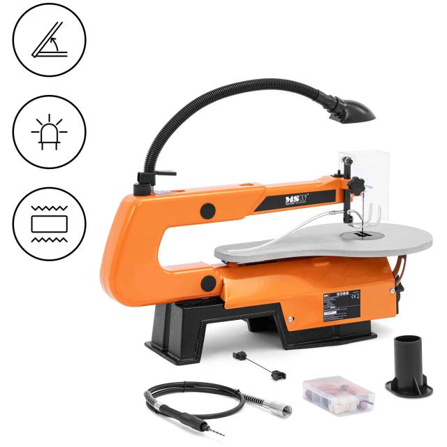 Dekopírfűrész - 120 W - 45°-ban dönthető - rugalmas tengely | MSW on Productcaster.