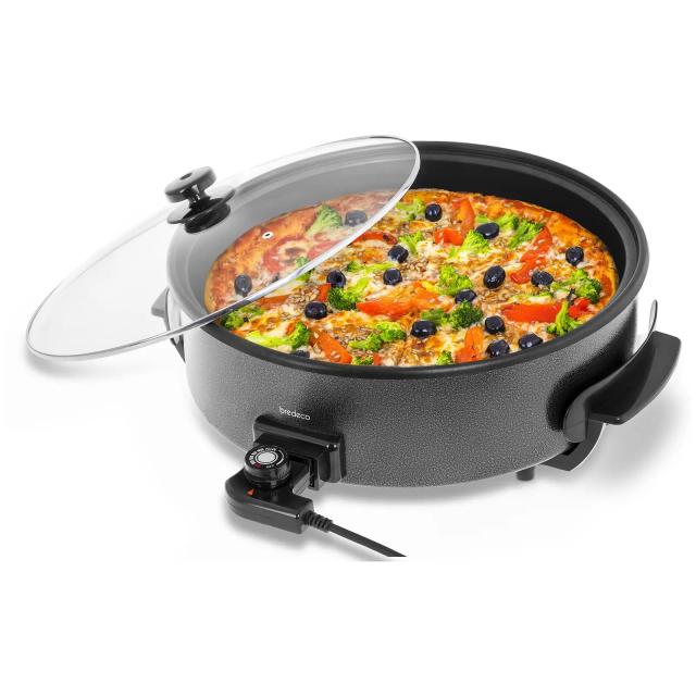 Elektromos pizza serpenyő - Ø 40 cm - 9 cm magas perem | bredeco on Productcaster.