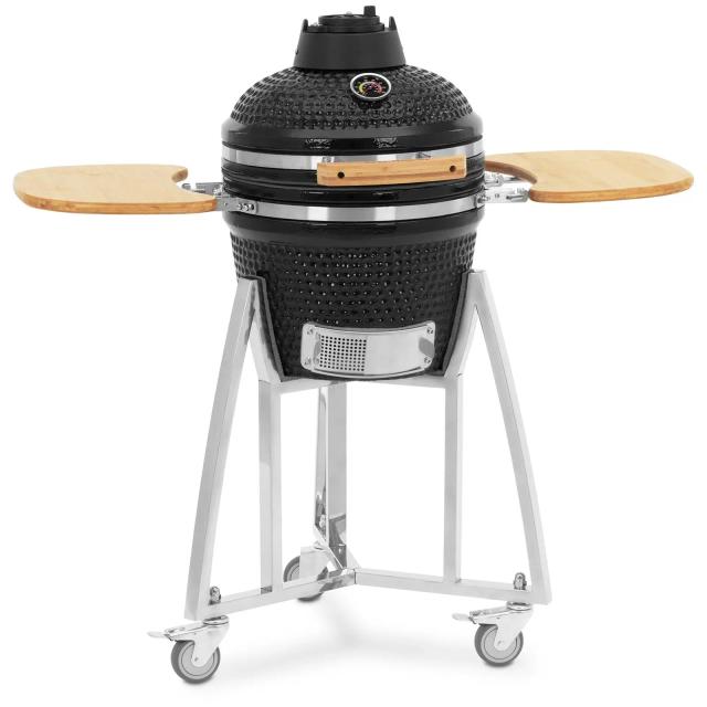 Kerámia grill - Kamado - nagy - grillrács átmérője: 32,5 cm | Uniprodo on Productcaster.