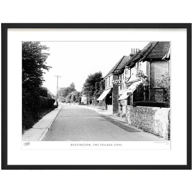 Rustington, The Village C1955 by Francis Frith - Single Picture Frame Print The Francis Frith Collection Size: 40cm H x 50cm W x 2.3cm D on Productcaster.