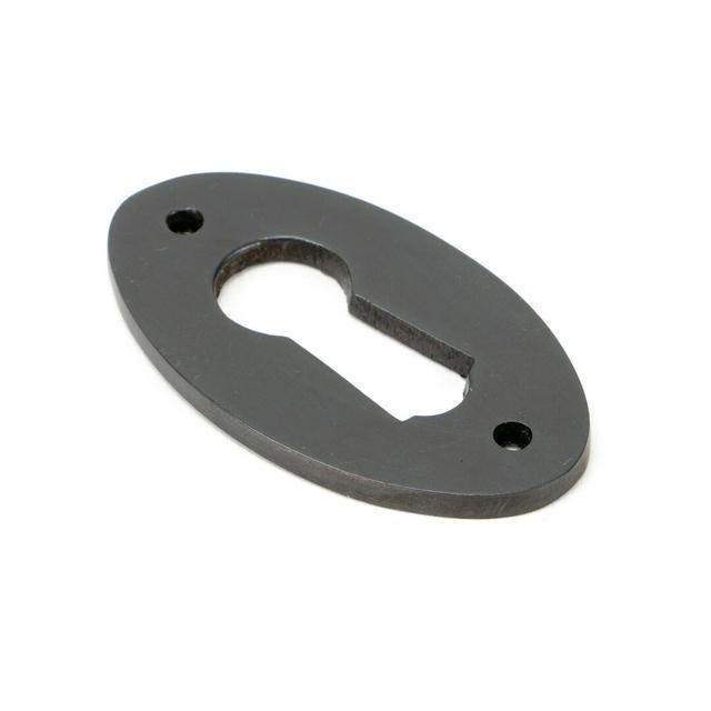 Oval Escutcheon Back Plate From The Anvil Finish: Aged Bronze on Productcaster.