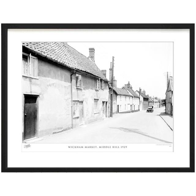 'Wickham Market, Middle Hill 1929' by Francis Frith - Picture Frame Photograph Print on Paper The Francis Frith Collection Size: 60cm H x 80cm W x 2. on Productcaster.