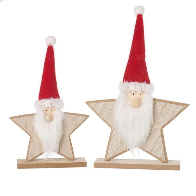 2 Piece Santa Stars (Set of 2) The Seasonal Aisle on Productcaster.