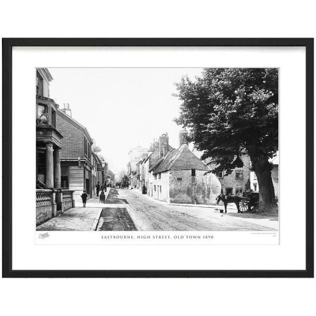 Eastbourne, High Street, Old Town 1890 by Francis Frith - Single Picture Frame Print The Francis Frith Collection Size: 28cm H x 36cm W x 2.3cm D on Productcaster.