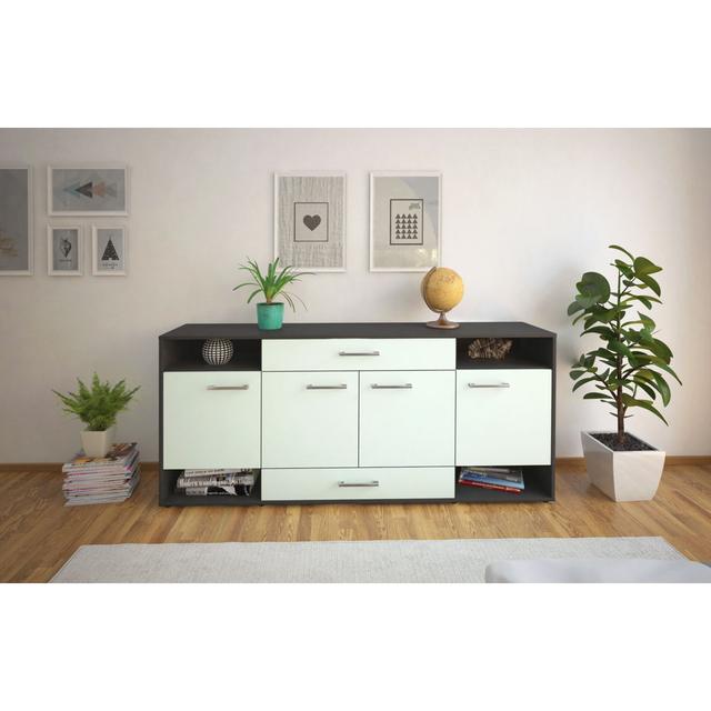 Leileen 180cm Wide 2 Drawer Sideboard 17 Stories Colour: Mint/Anthracite on Productcaster.