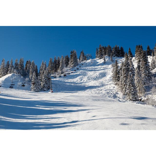 Reyansh Megeve in French Alps - Wrapped Canvas Photograph Alpen Home Size: 20cm H x 30cm W x 3.8cm D on Productcaster.