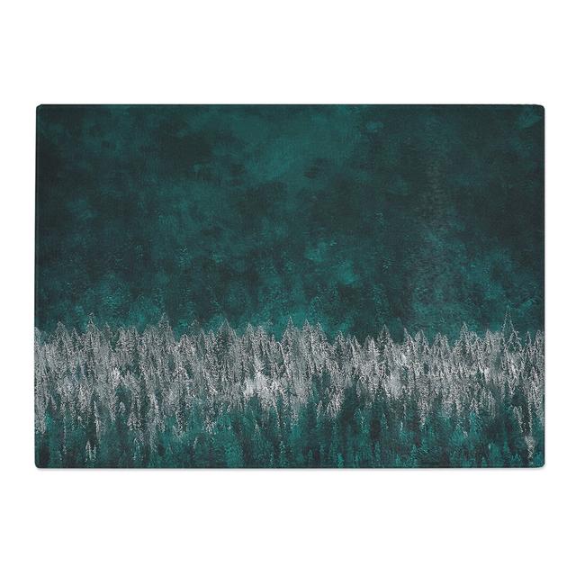 Tempered Glass Sunlight upon a Pine Tree Forest Chopping Board East Urban Home Size: 20 cm x 28.5 cm on Productcaster.